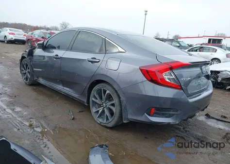 2020 Honda Civic Sport из США, поврежденный, VIN 2HGFC2F85LH534803